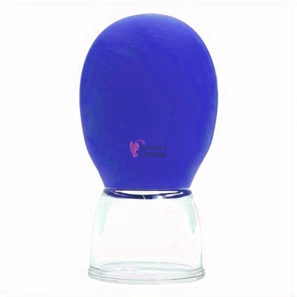 Ventuza de masaj VTZ002 facial din silicon Albastra